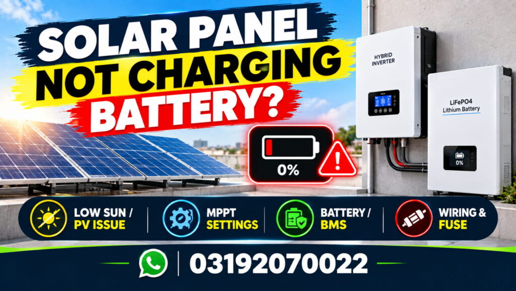 Solar Panel not Charging Battery
