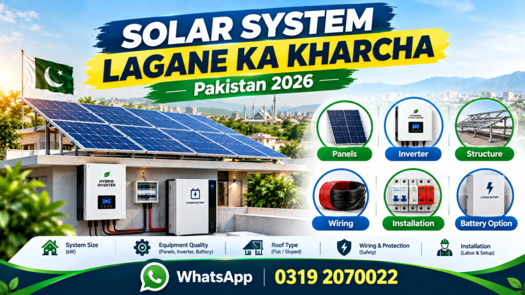 Solar system lagane ka kharcha kitna hai?