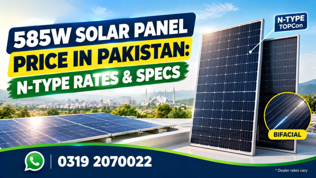 585W Solar Panel Price in Pakistan: N-Type Rates and Specs