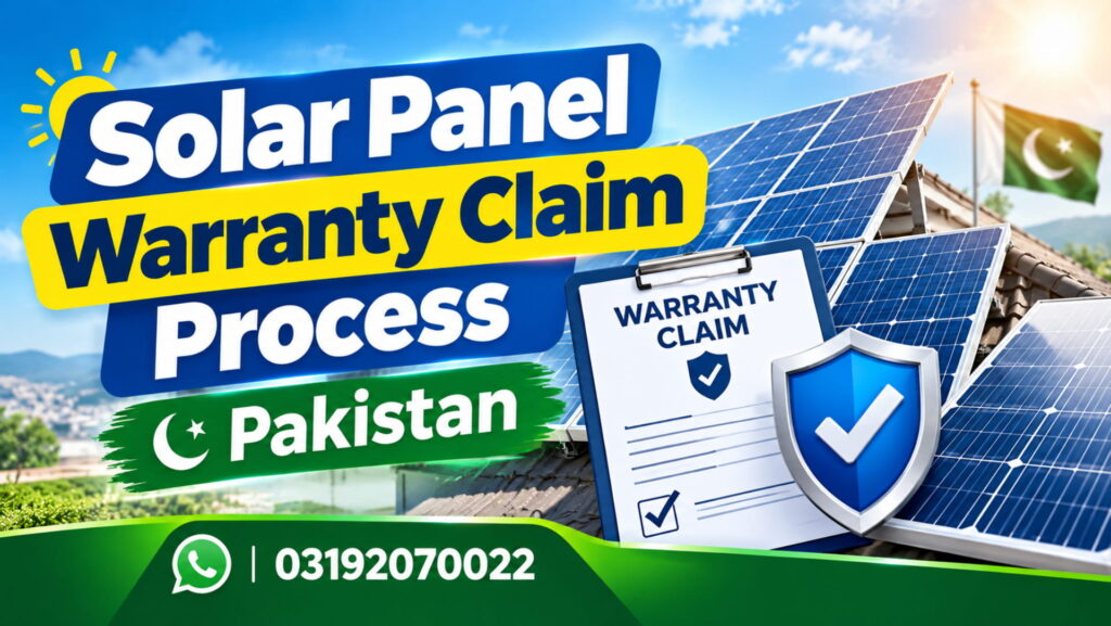Solar panel warranty claim process in Pakistan