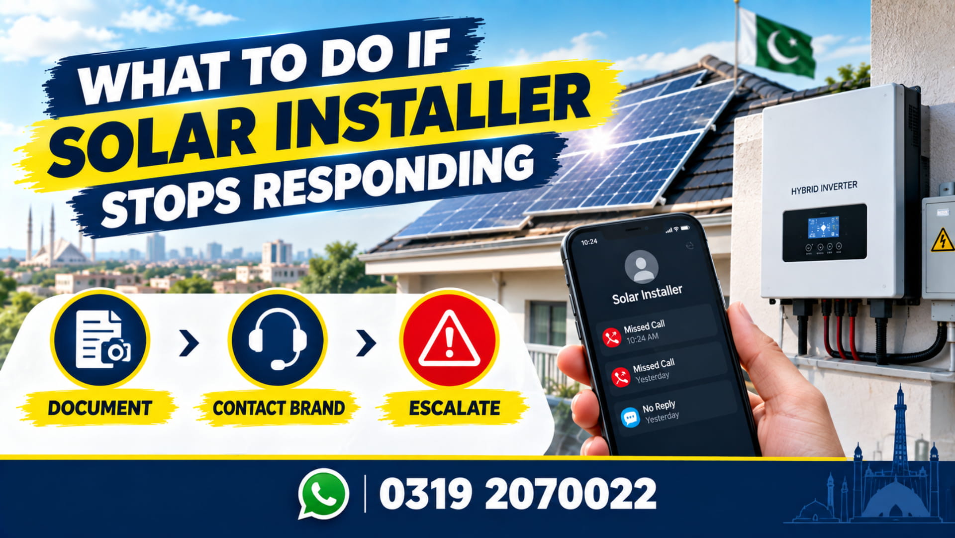 What to do if Solar Installer Stops Responding